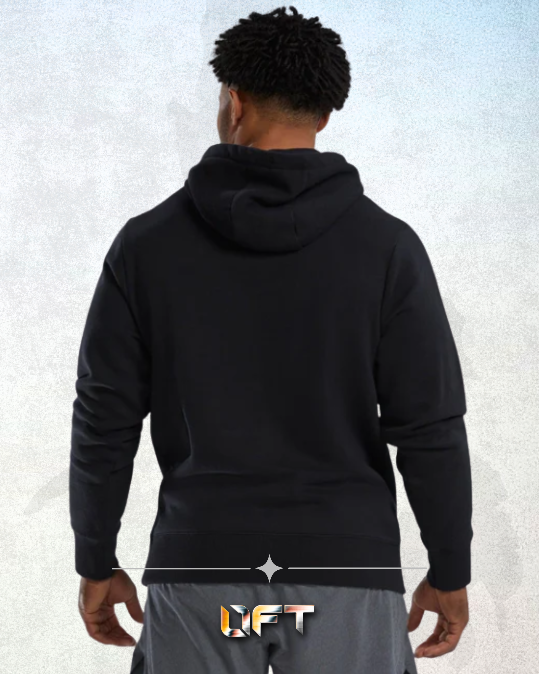 TYR Unisex UltraSoft Big Logo Tech Hoodie Black (001)