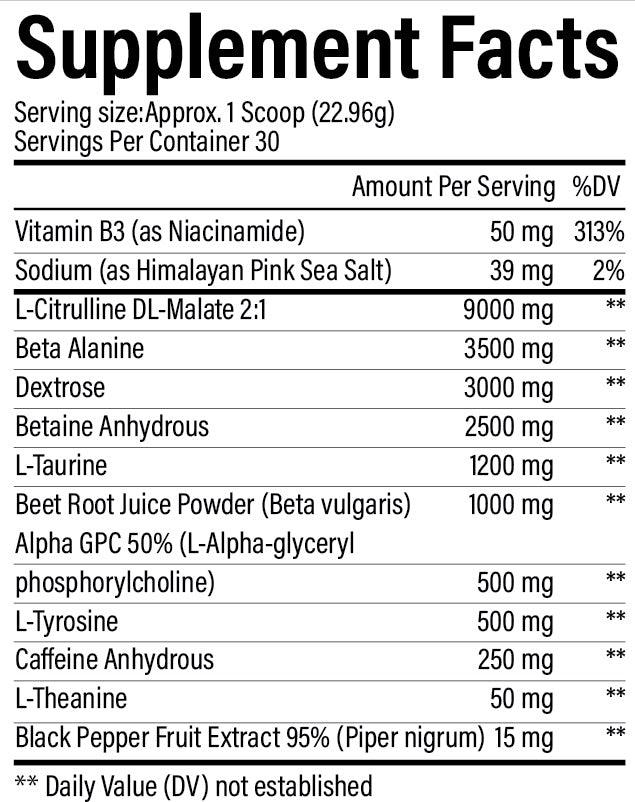 110 Percent Pre-Workout