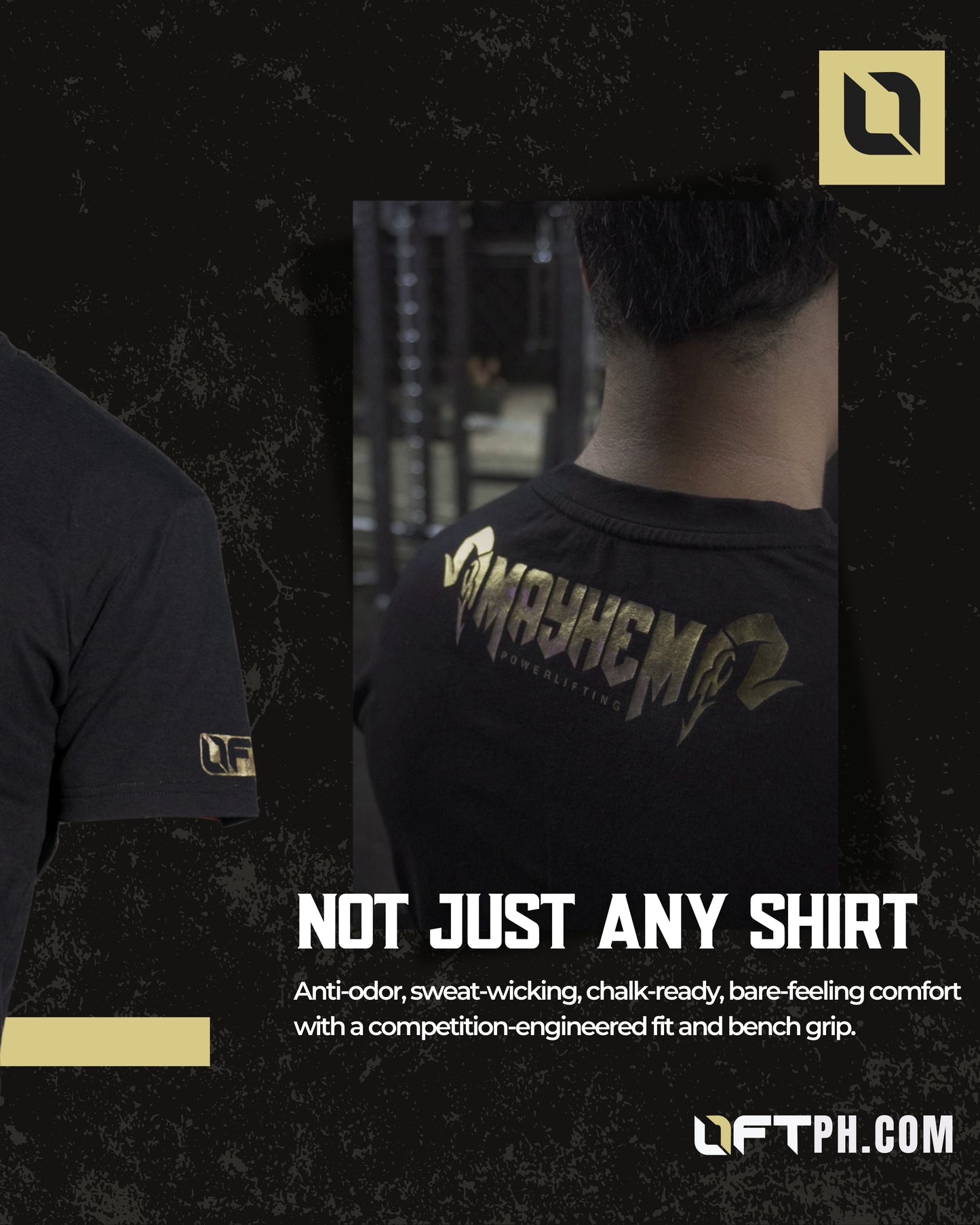 L1FT Mayhem Team Shirt - Gold