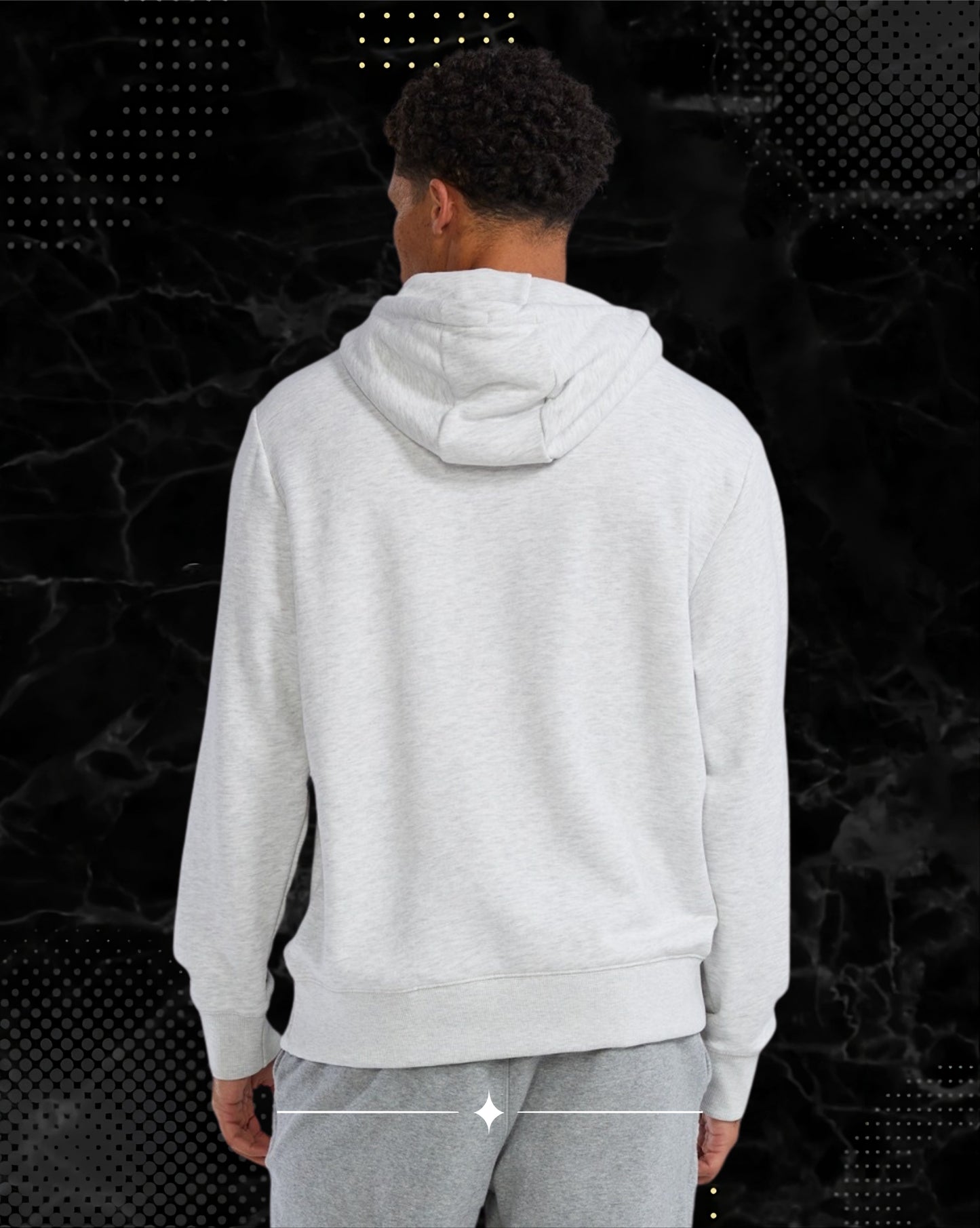 TYR Unisex UltraSoft Big Logo Tech Hoodie Ash Weather (939)