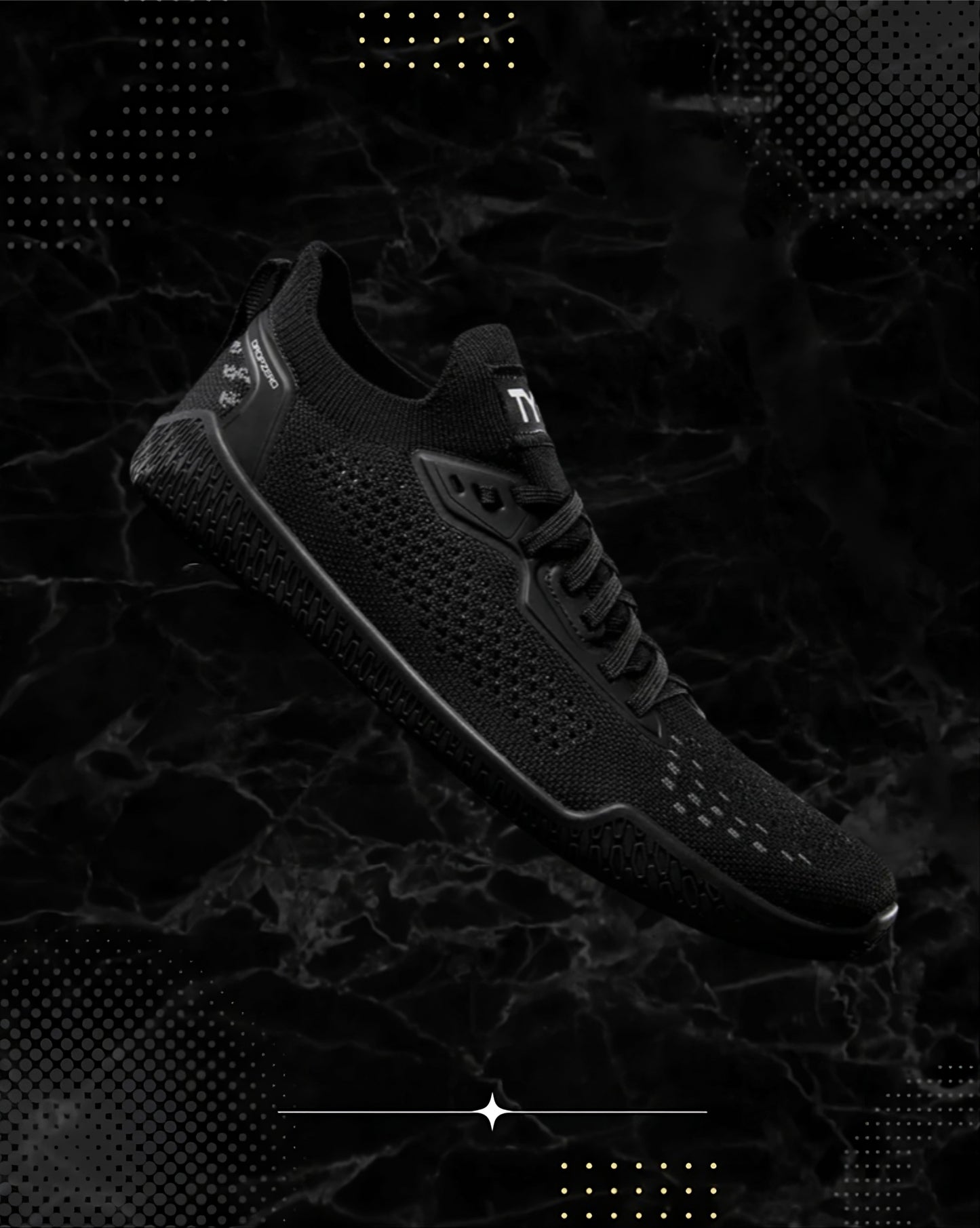 TYR DropZero Barefoot Trainer - Laced Black (001)