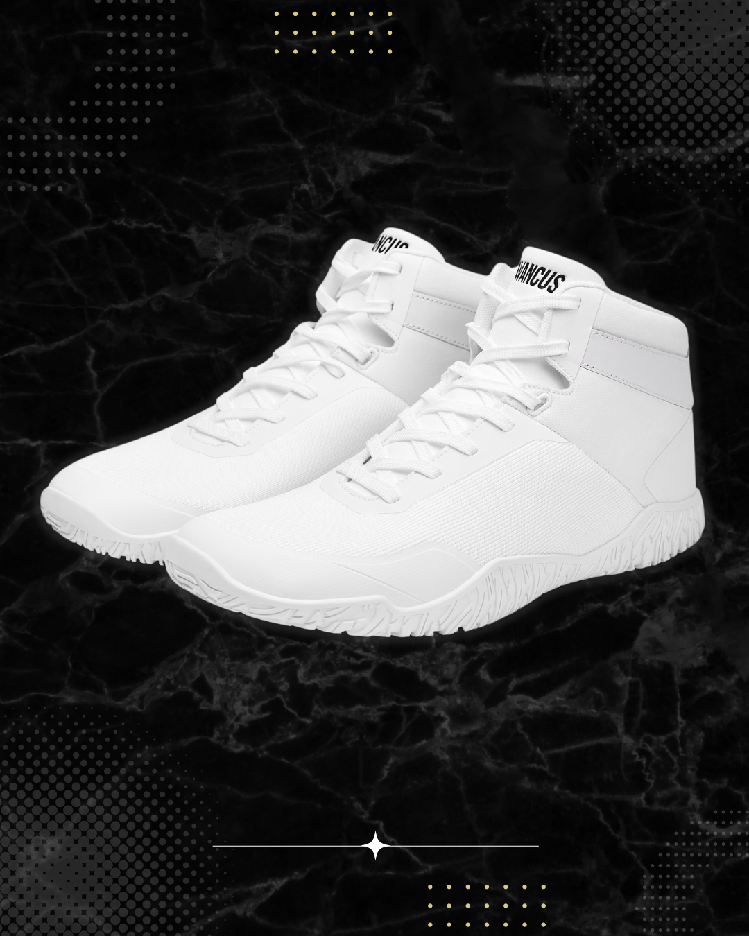AVANCUS APEX POWER SHOE 2.5 HIGH TOP (White) – LIFT AVANCUS APEX POWER SHOE 2.5 HIGH TOP (White) – LIFT