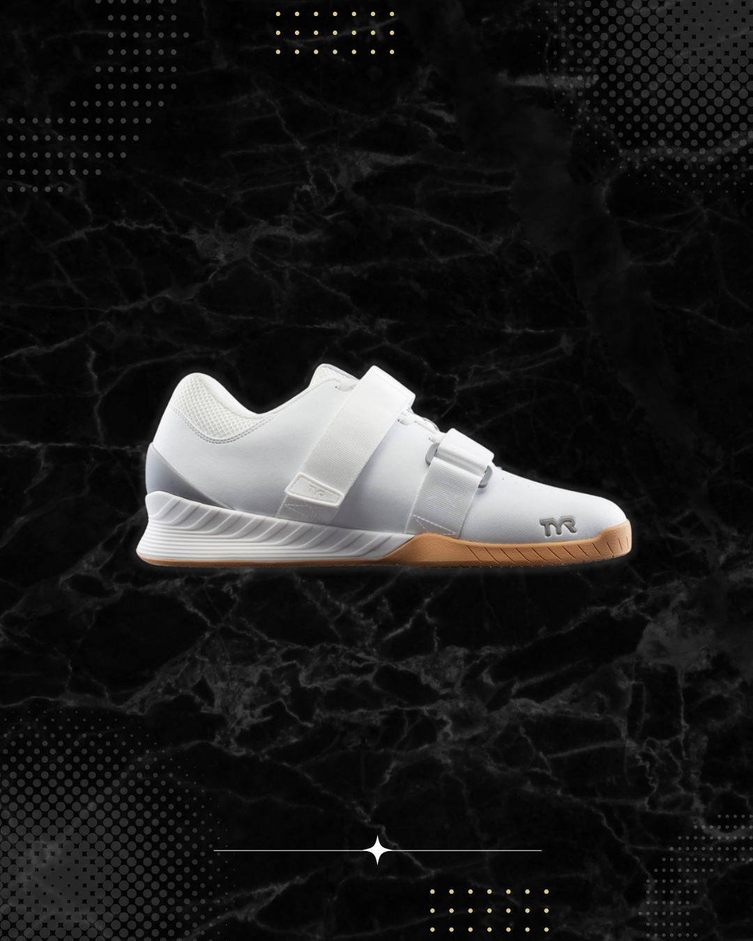 TYR L-1 Lifter White/Gum (543)
