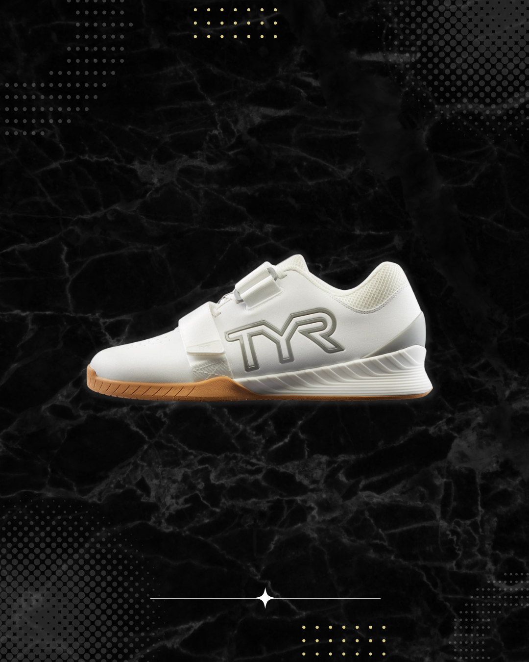 TYR L-1 Lifter White/Gum (543)