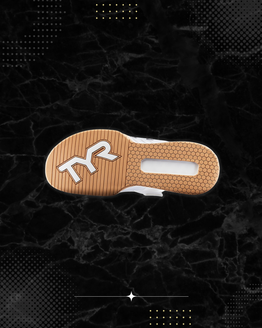 TYR L-1 Lifter White/Gum (543)