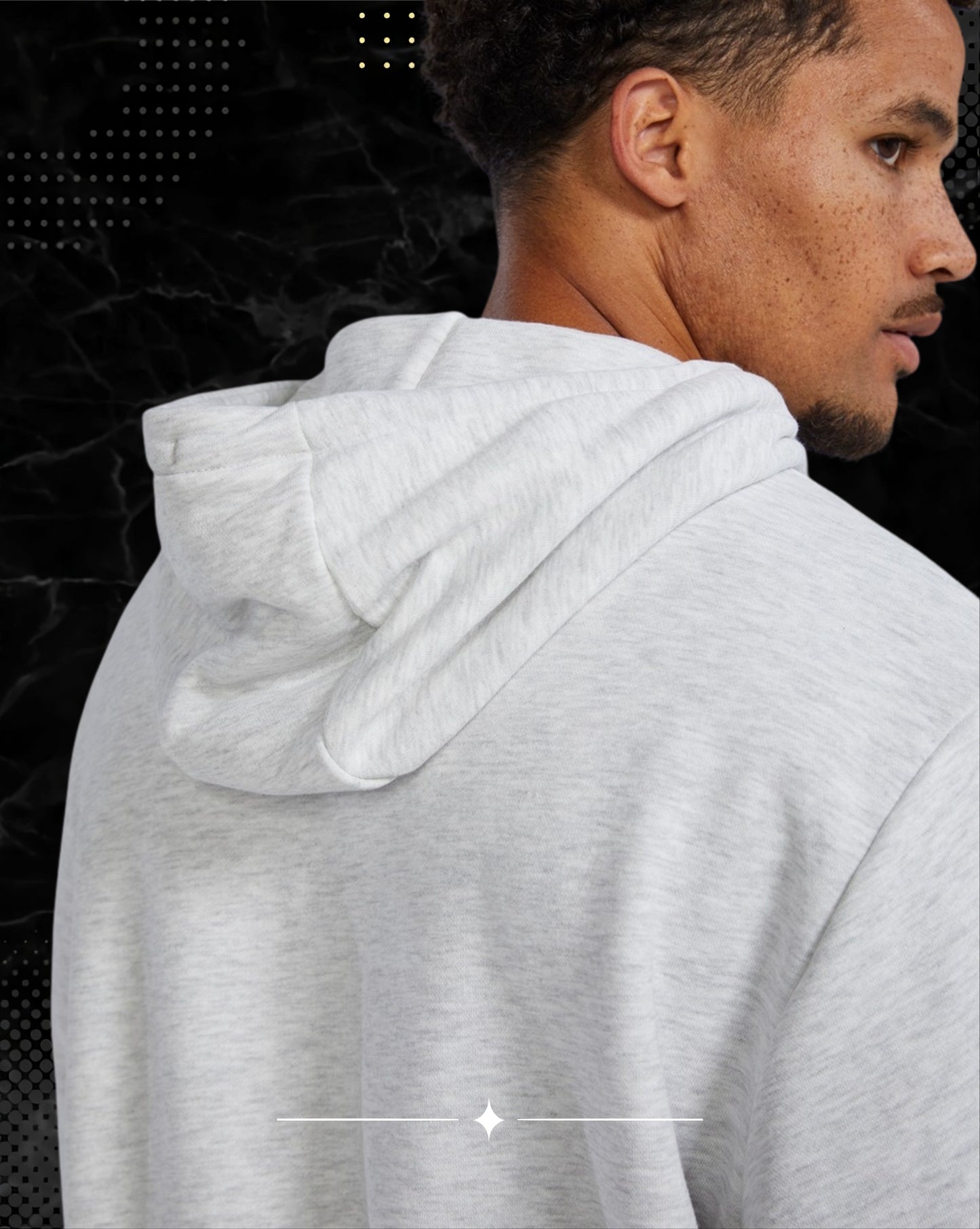 TYR Unisex UltraSoft Big Logo Tech Hoodie Ash Weather (939)