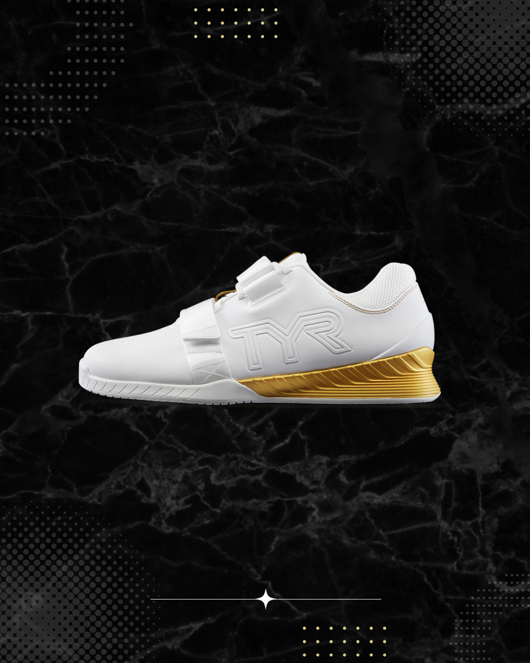 TYR L-1 Lifter White/Gold Limited Edt Squat University (132)