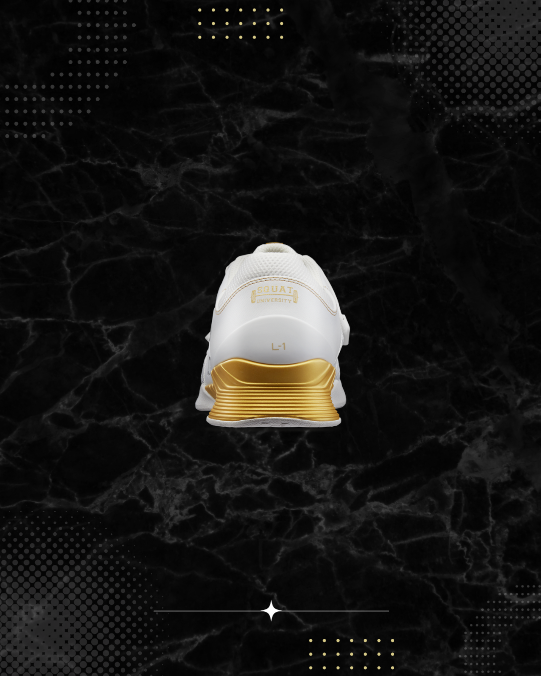 TYR L-1 Lifter White/Gold Limited Edt Squat University (132)