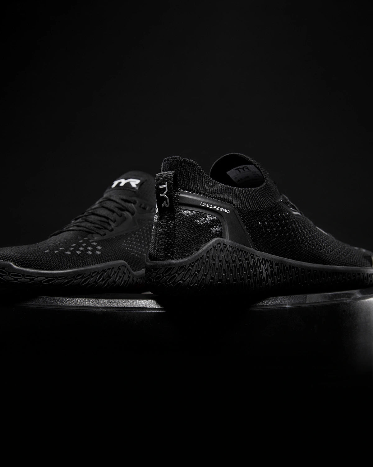 TYR DropZero Barefoot Trainer - Laced Black (001)