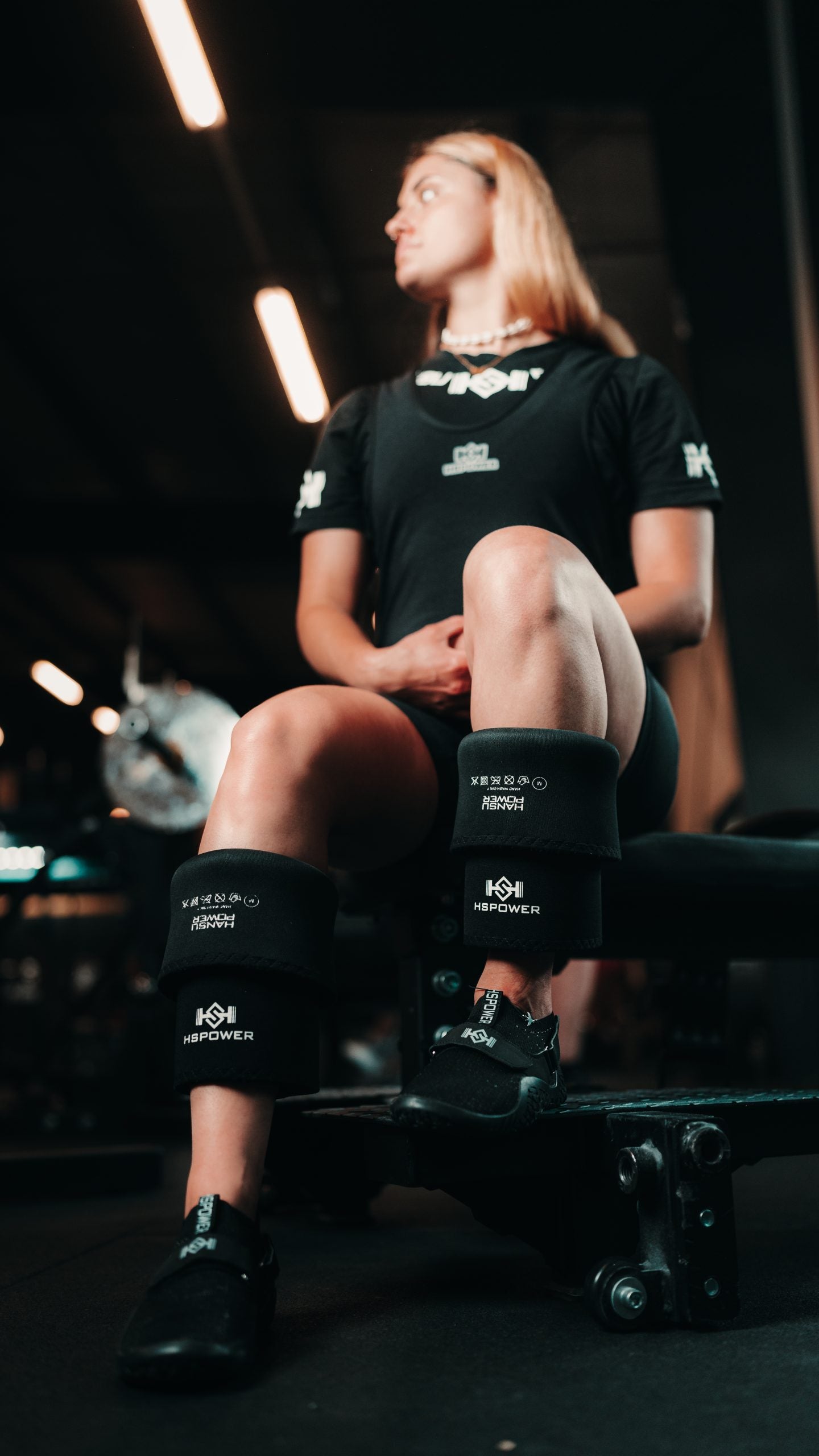 Hansu 7mm Stiff Knee Sleeves 1.0 (Cone-Shaped)