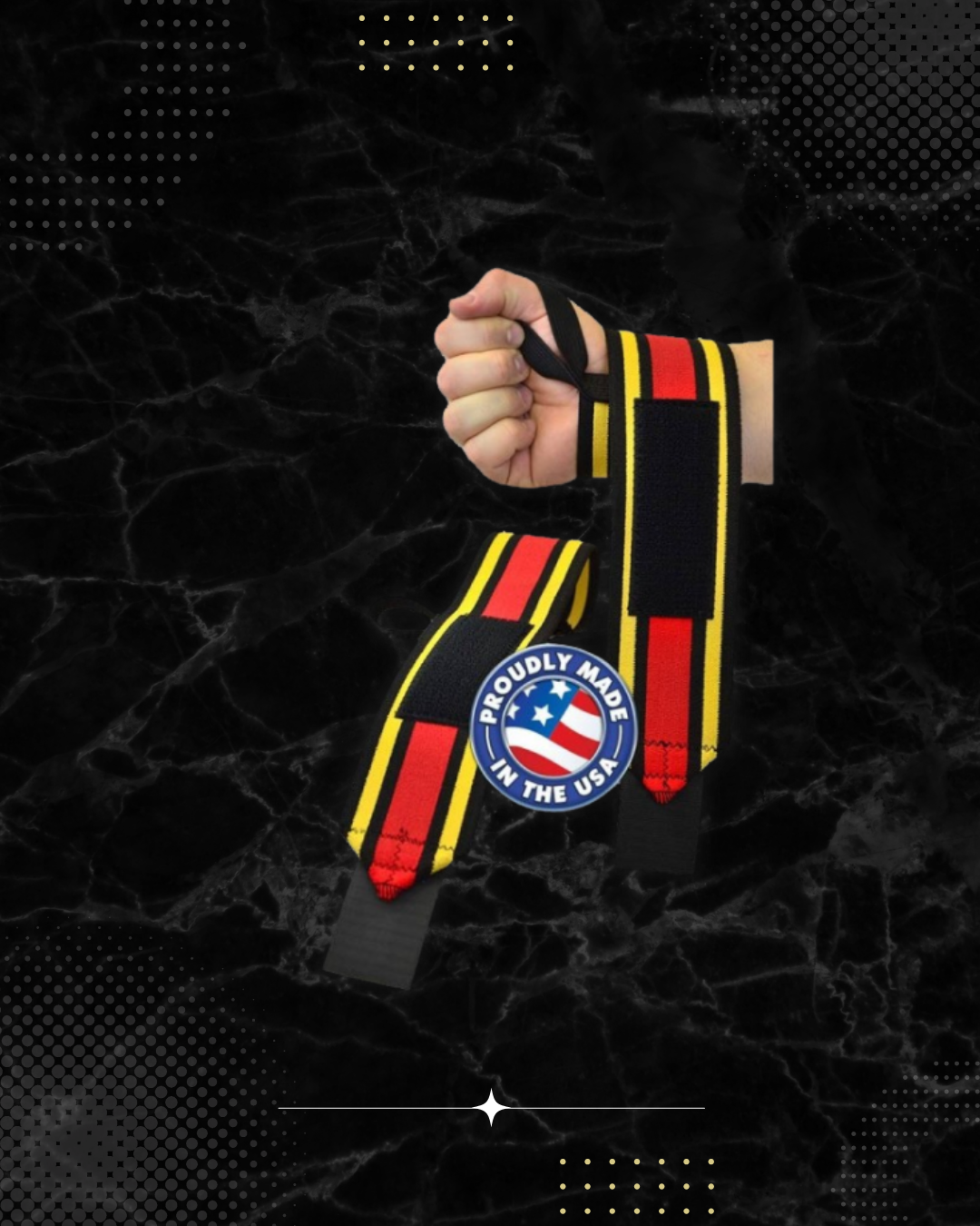 Titan Signature Gold 24" wrist wraps