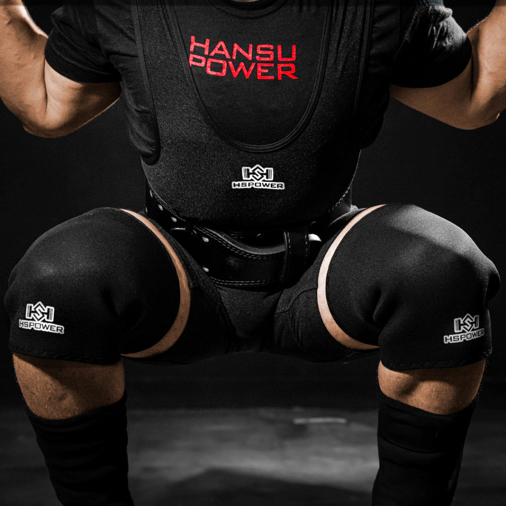 Hansu 7mm Stiff Knee Sleeves 1.0 (Cone-Shaped)