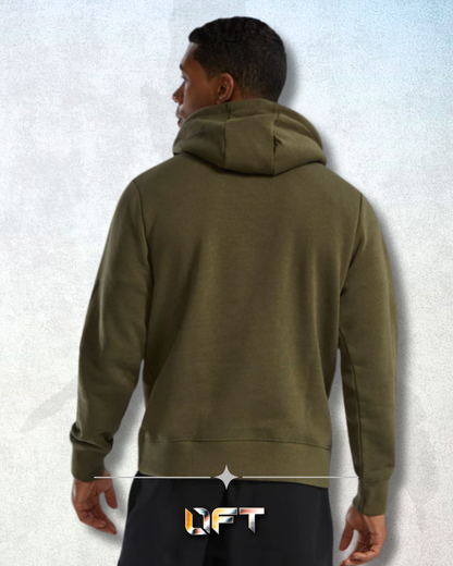 TYR Unisex UltraSoft Big Logo Tech Hoodie Olive Night (932)