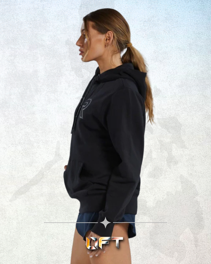 TYR Unisex UltraSoft Big Logo Tech Hoodie Black (001)