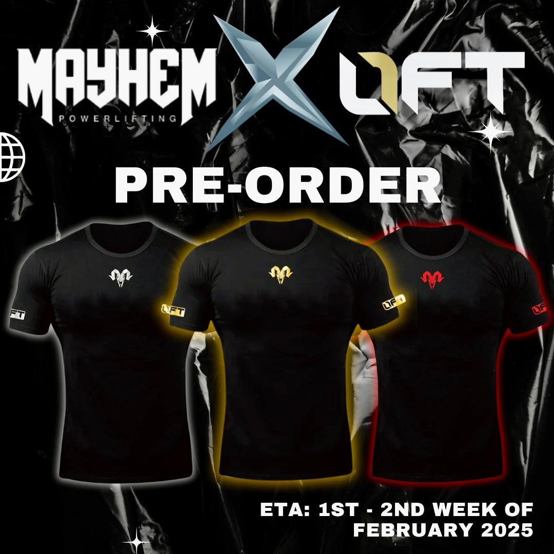 [3pcs Pack: Gold-Silver-Red] L1FT Mayhem Team Shirt