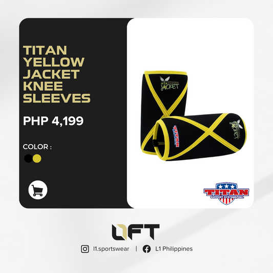 Titan Yellow Jacket Knee Sleeves