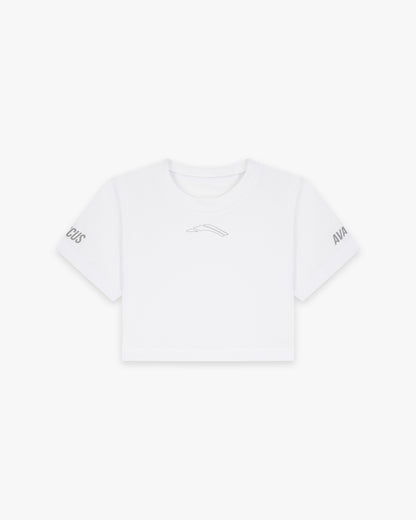 Avancus Women’s Competition Crop Top White