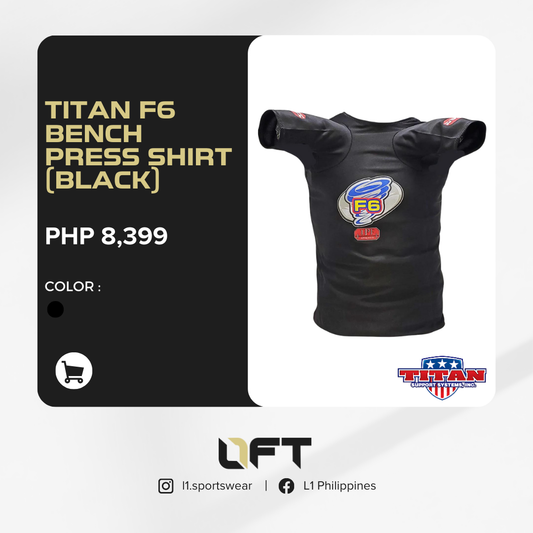 Titan F6 Bench Press shirt (Black)