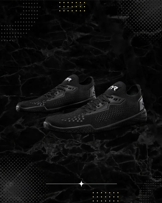 TYR DropZero Barefoot Trainer - Laced Black (001)