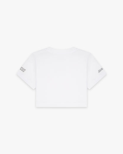 Avancus Women’s Competition Crop Top White