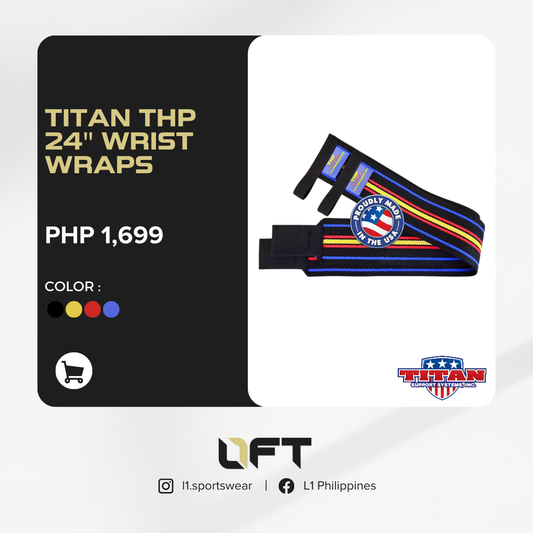 Titan THP 24" wrist wraps