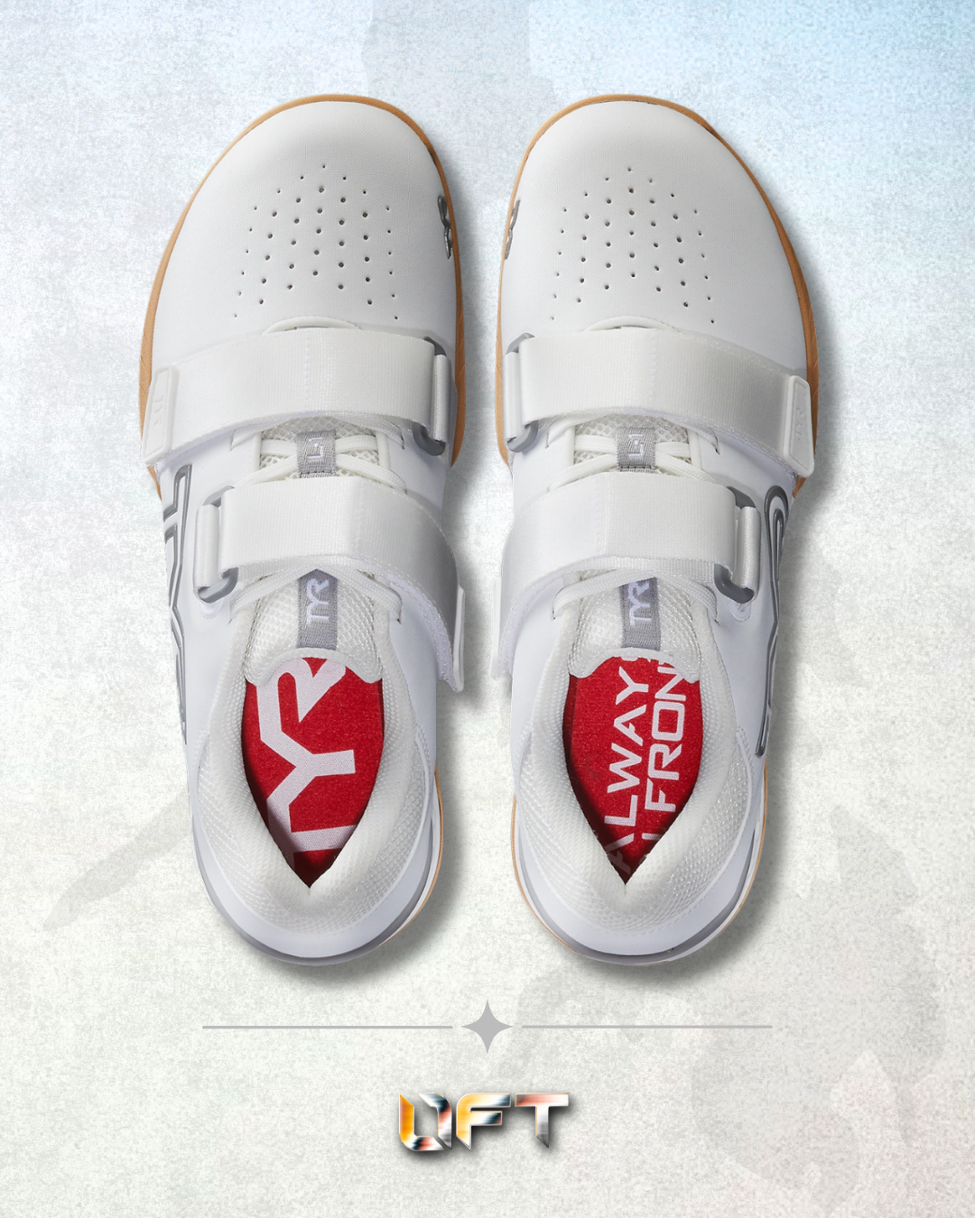 TYR L-1 Lifter White/Gum (543)