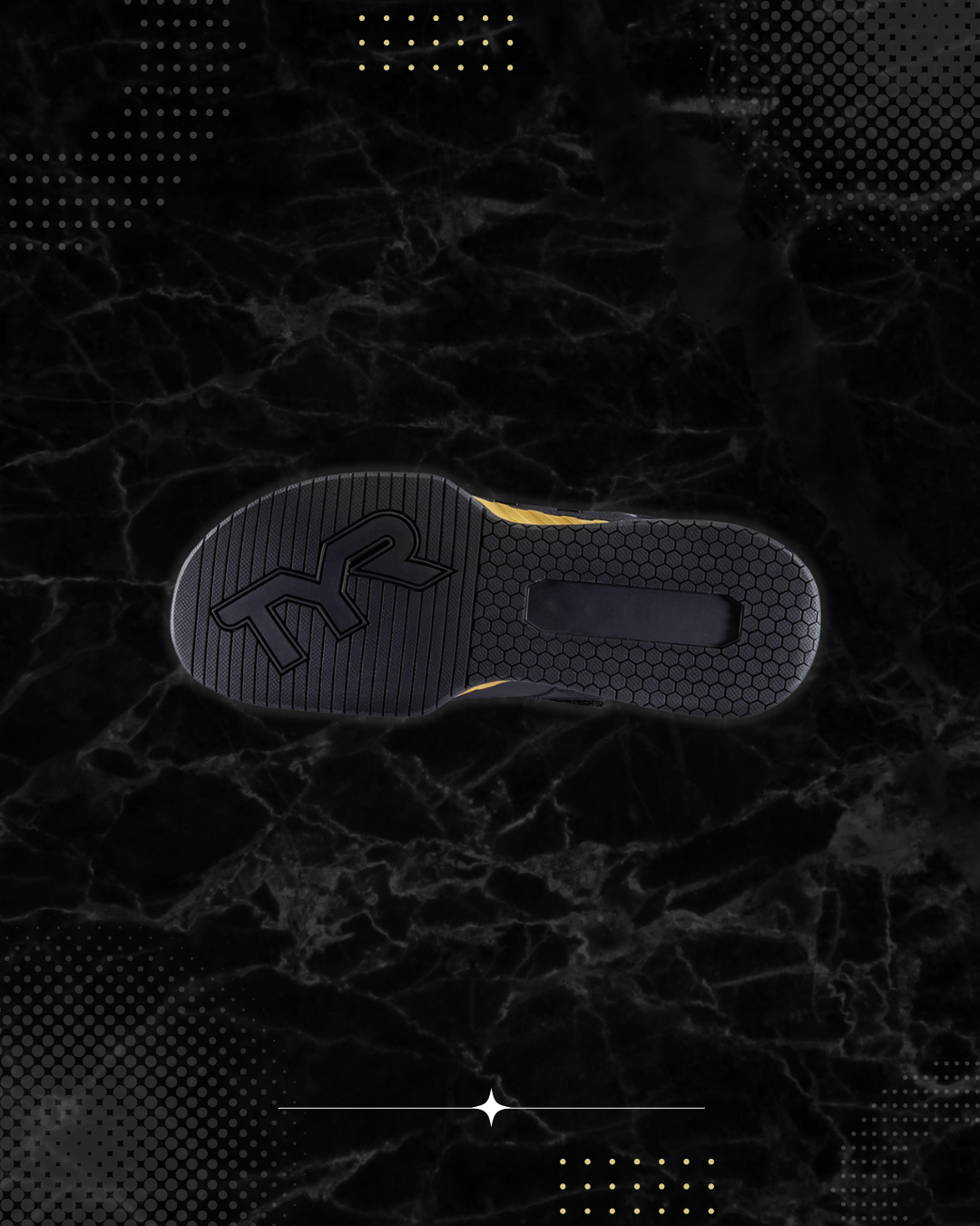 TYR L-1 Lifter Black/Gold Limited Edt Squat University (008)