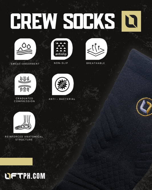 L1 Shadow Performance Crew Socks