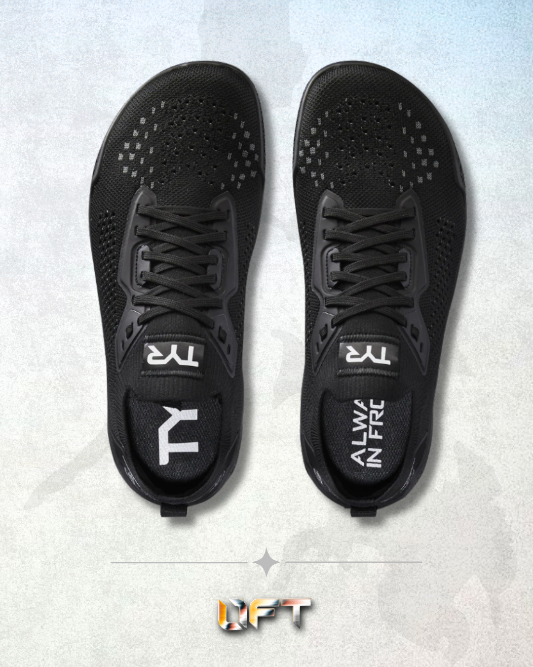 TYR DropZero Barefoot Trainer - Laced Black (001)