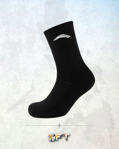 Avancus Crew Socks V3 - Pack of 3 - (BLACK)