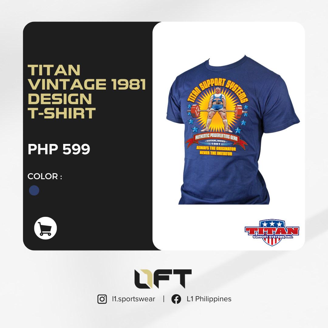 Titan Vintage 1981 Design T-Shirt (US Sizing)