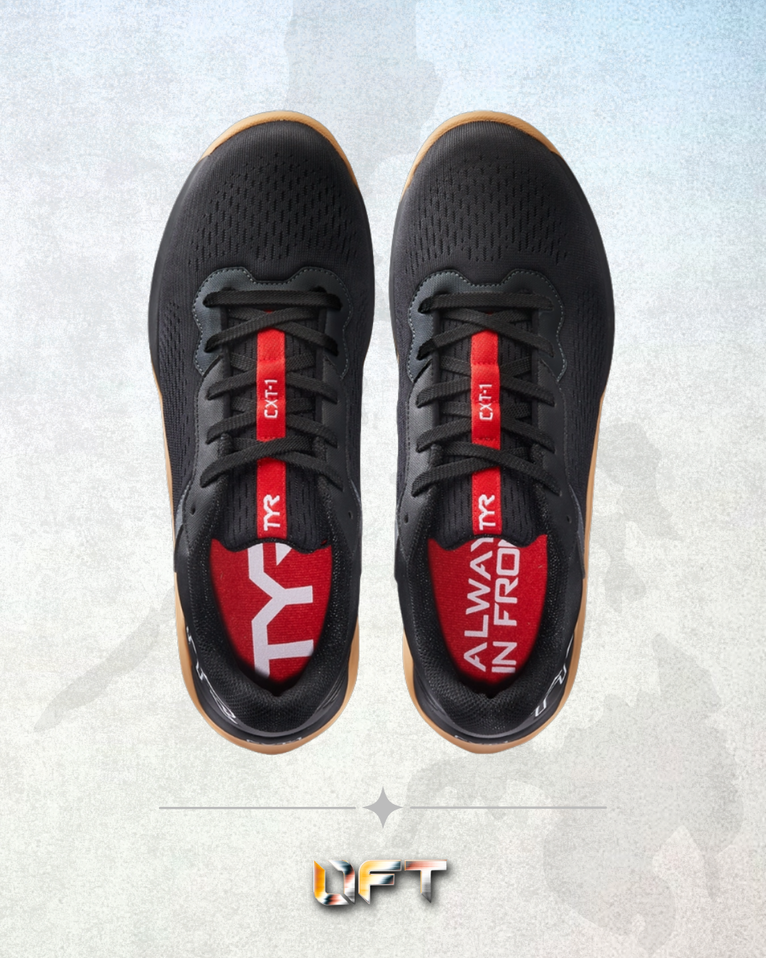 TYR Men's CXT-1 Trainer Black/Gum (544)