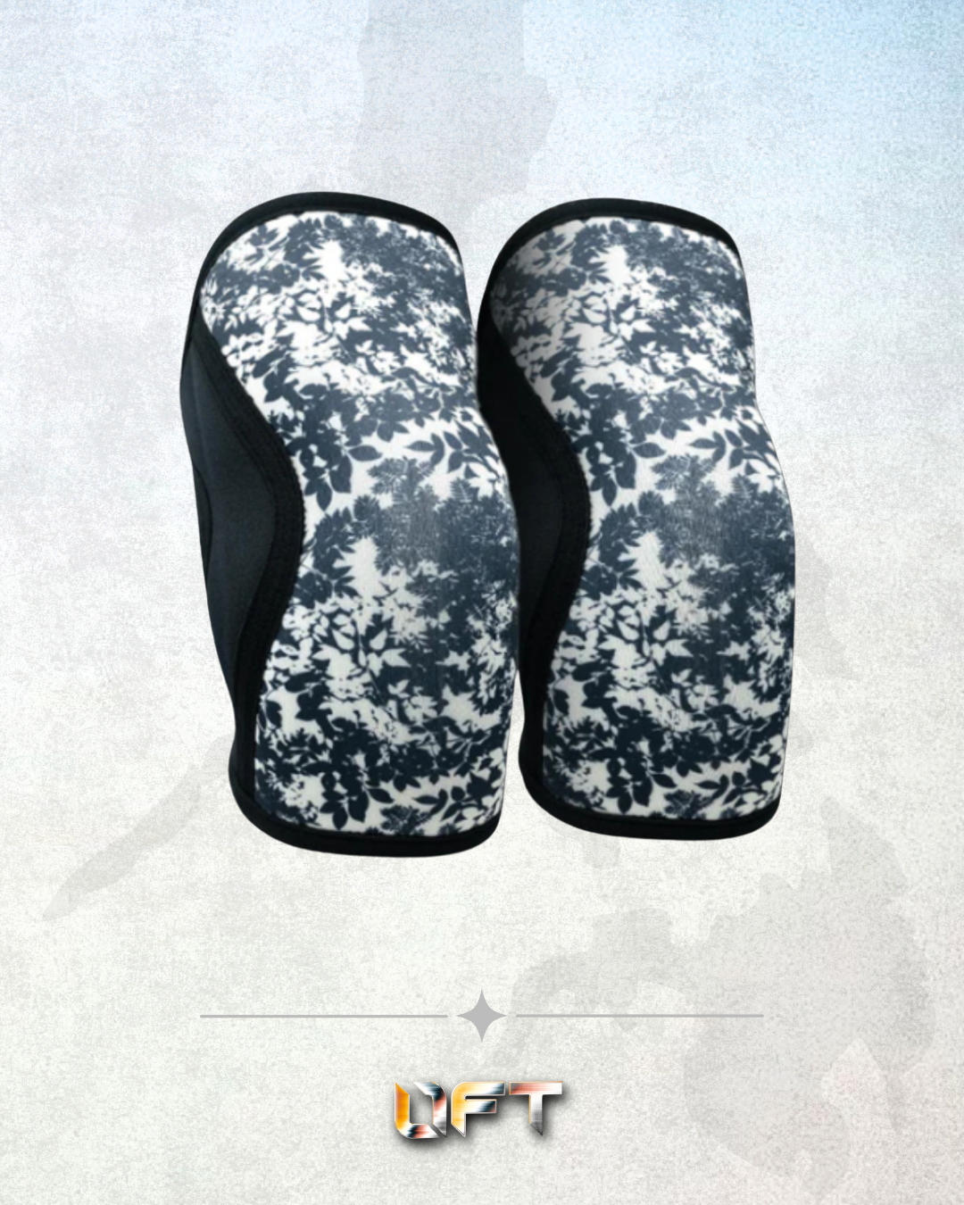 2POOD 5mm Performance Knee Sleeves (Ethereal Fields)