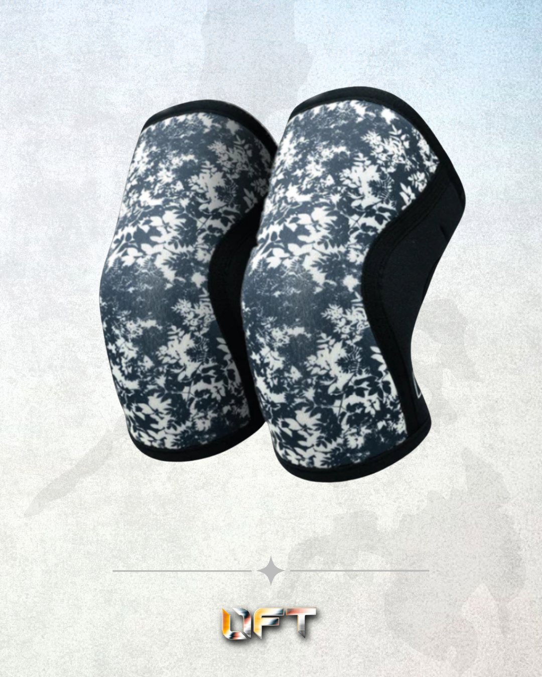 2POOD 5mm Performance Knee Sleeves (Ethereal Fields)