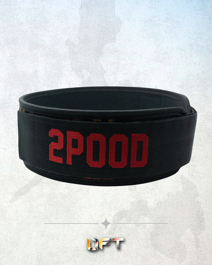 2POOD Press Your Luck 4" Weightlifting Belt