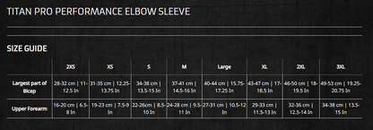 Titan Pro-Performance elbow sleeves