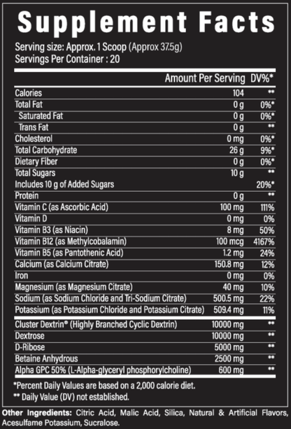 CATALYST INTRA WORKOUT