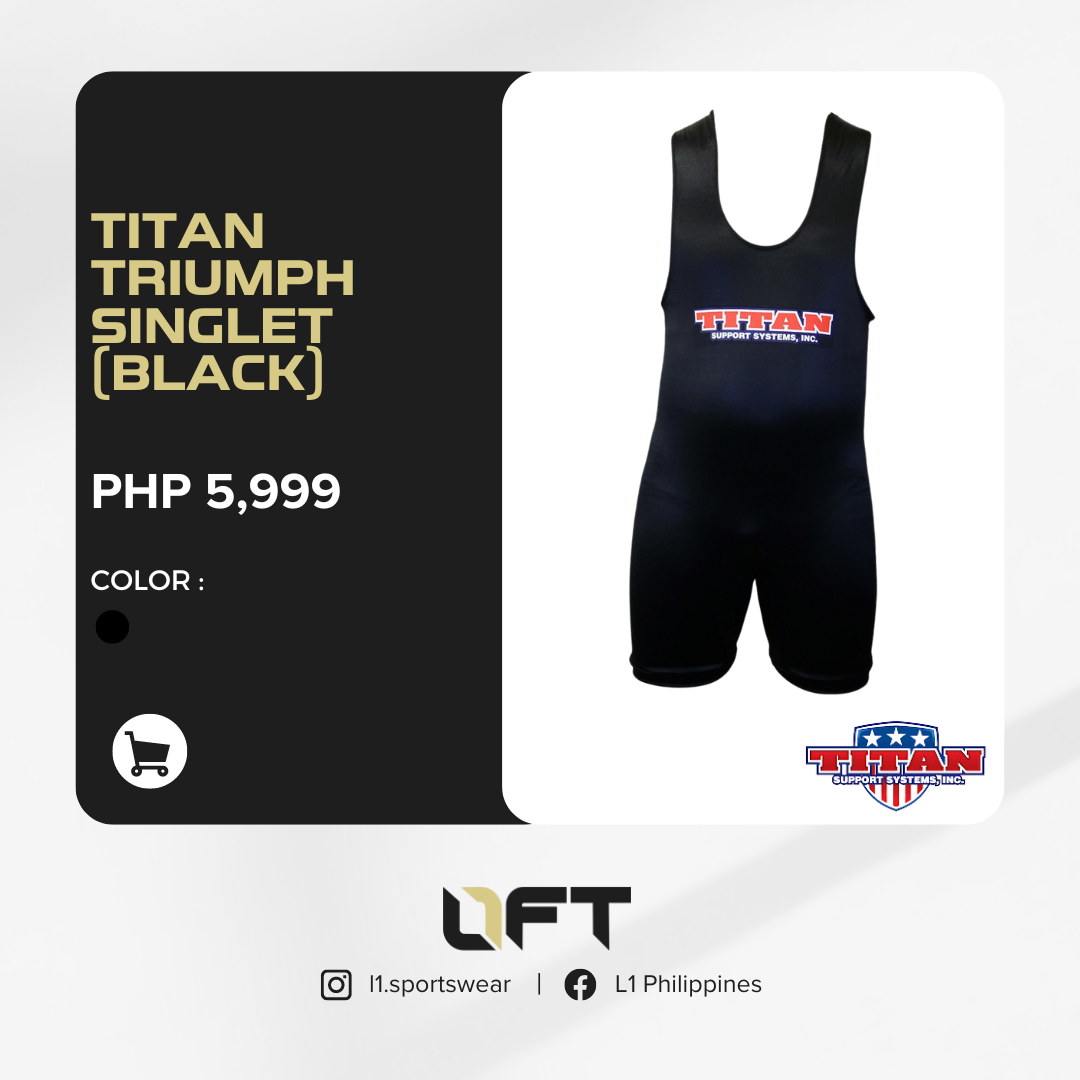 Titan Triumph Singlet (Black)