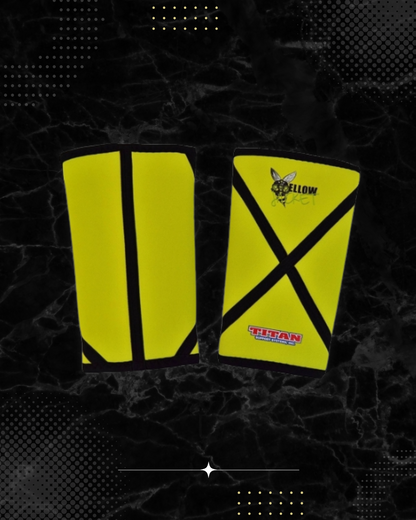 Titan Yellow Jacket Knee Sleeves