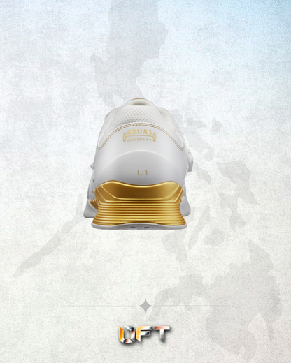 TYR L-1 Lifter White/Gold Limited Edt Squat University (132)