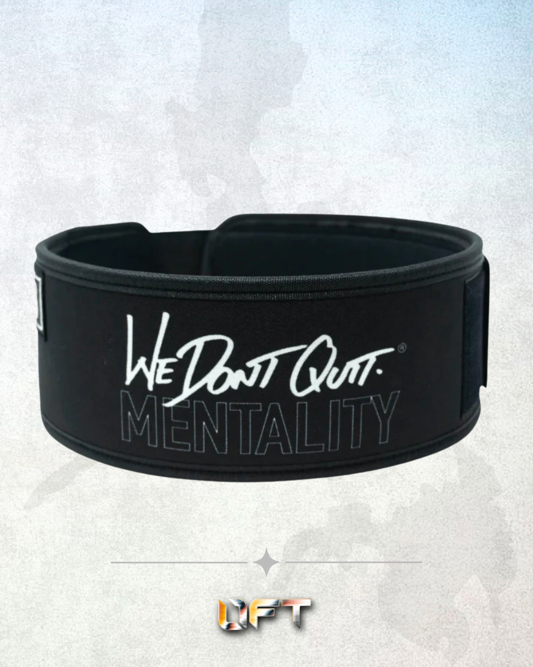 2POOD We Don't Quit by Craig Richey 4" Weightlifting Belt