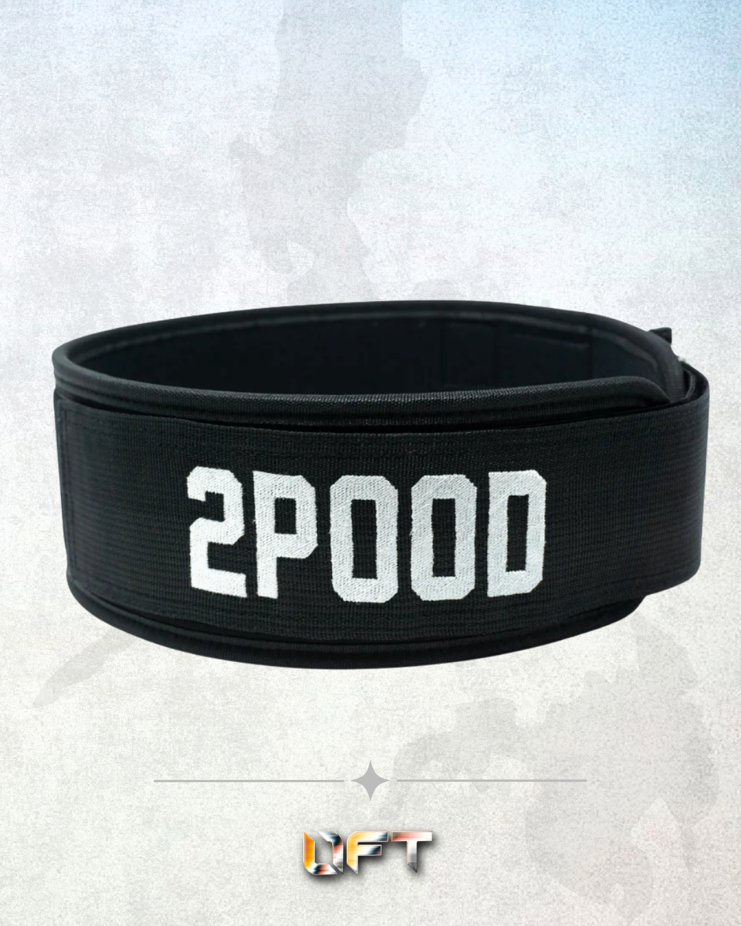 2POOD We Don't Quit by Craig Richey 4" Weightlifting Belt