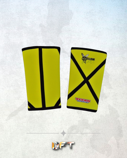 Titan Yellow Jacket Knee Sleeves