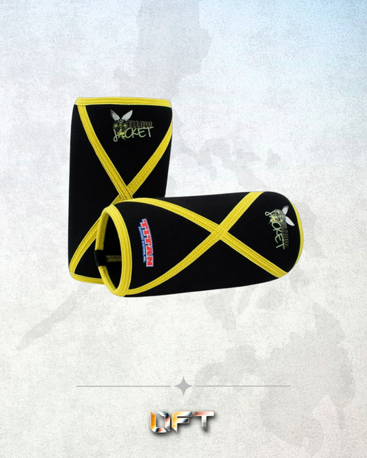 Titan Yellow Jacket Knee Sleeves