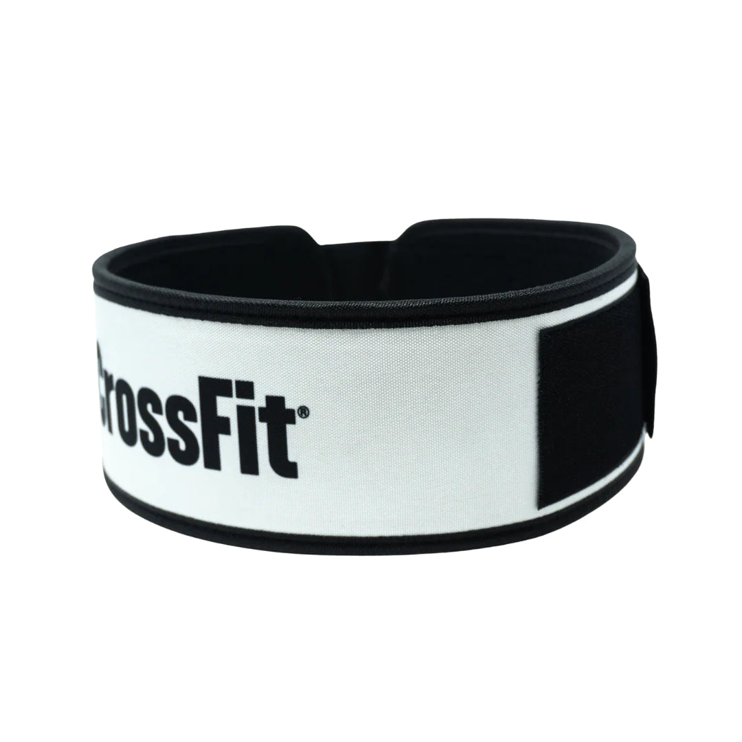 2POOD CrossFit 4" Weightlifting Belt (White/Black)