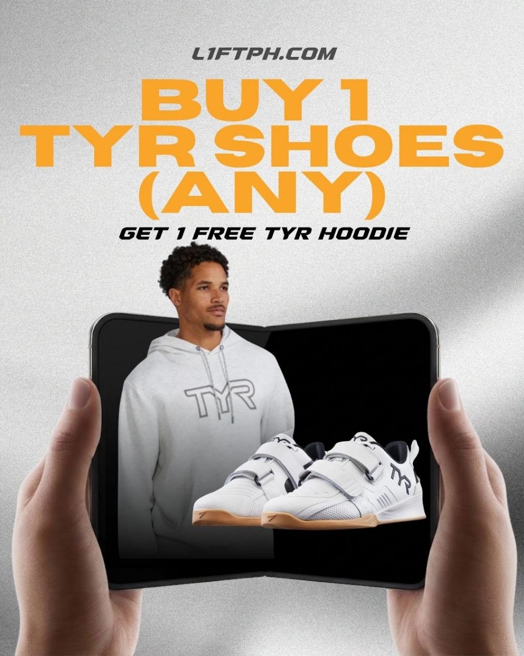 TYR L-2 Lifters Kit (Buy 1 L-2 Lifters, Get 1 FREE Hoodie)
