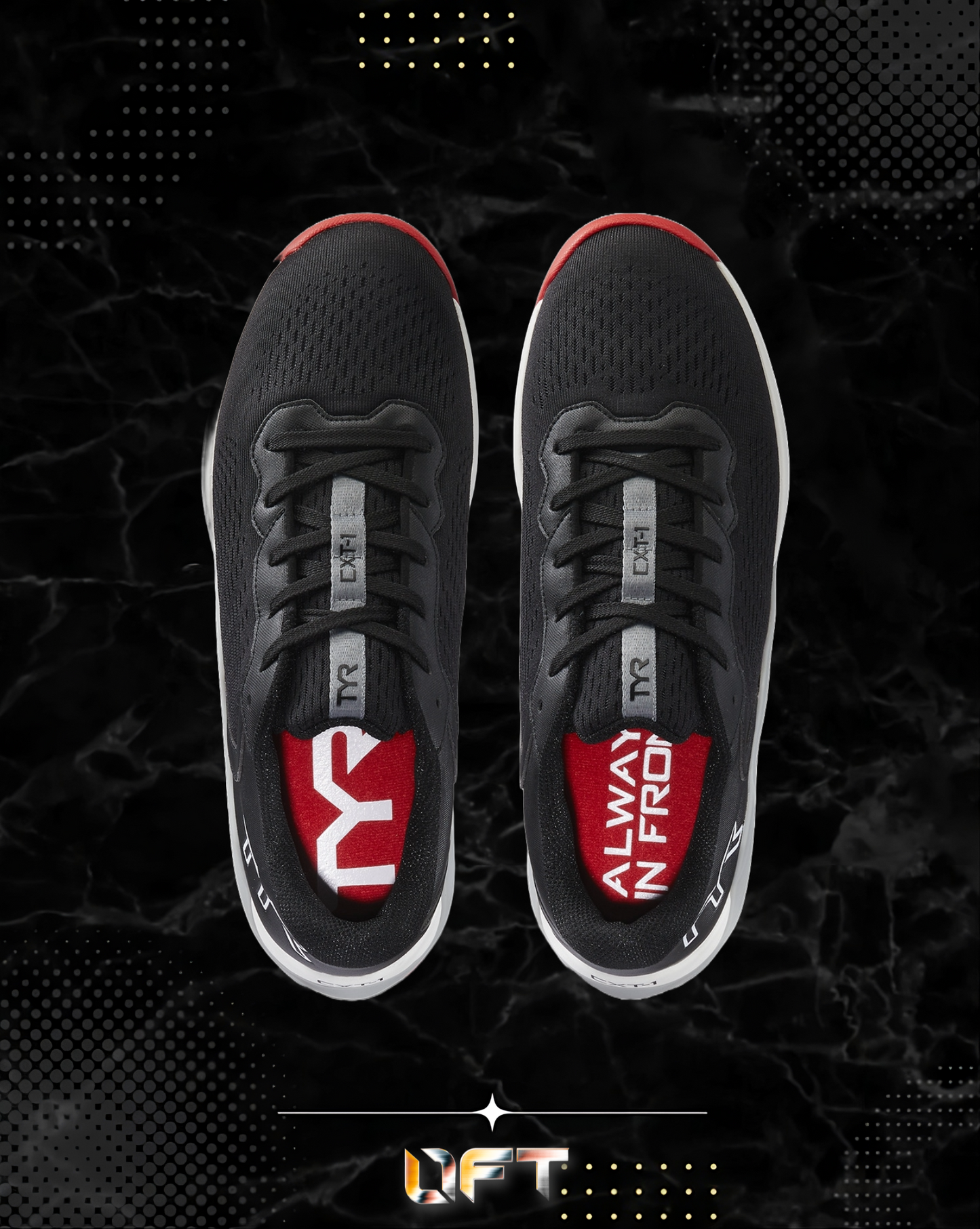 TYR Men's CXT-1 Trainer Black/Red (002)